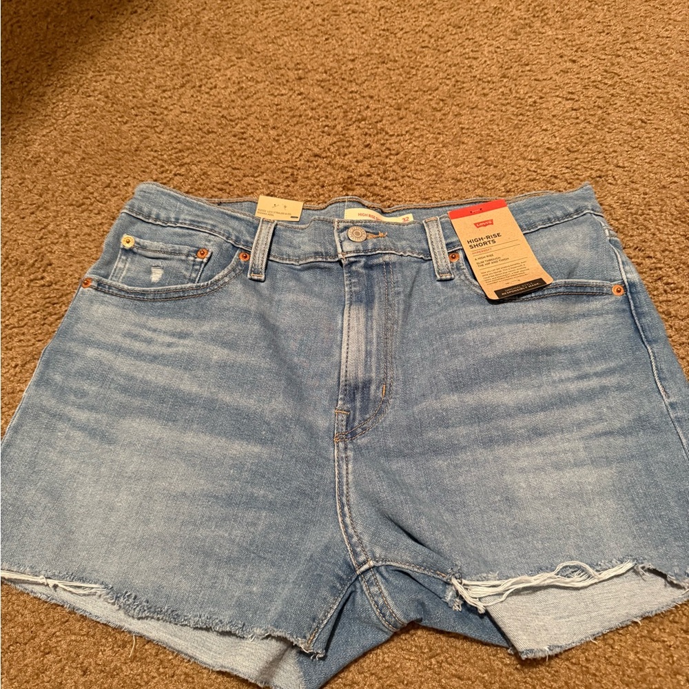 Levi's Women's Light Blue Jean Shorts